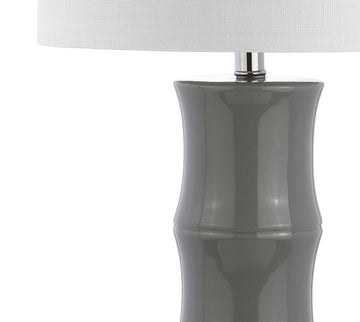 Tiki 26.5" Ceramic LED Table Lamp - JONATHAN Y
